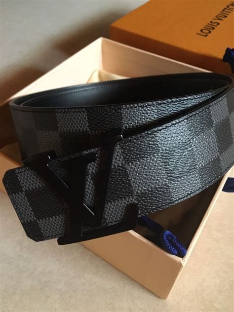 louis vuitton graphite belt|louis vuitton belt models.